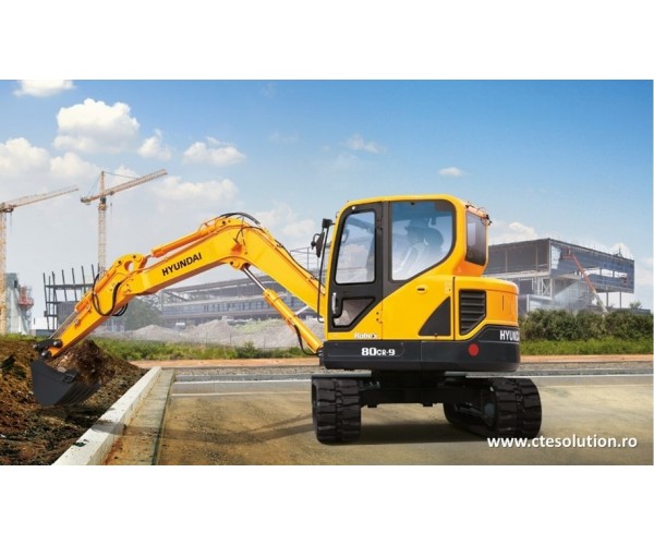 Miniexcavator senile Hyundai R80CR ex-demo