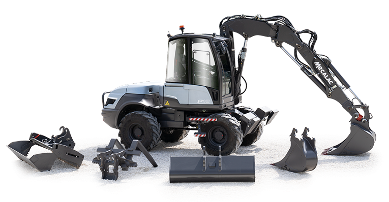 Excavatoare emisii zero — schemă tehnică