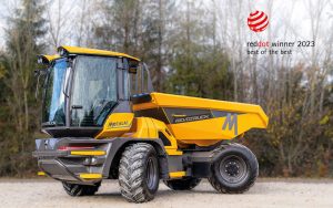 Mecalac REVOTRUCK a câștigat “Best of the Best” la Red Dot Design Awards 2023